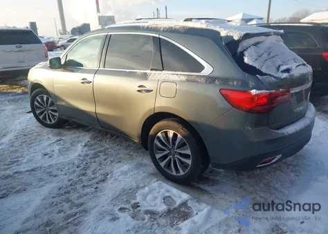 2014 Acura Mdx Technology Package z USA, uszkodzony, nr VIN 5FRYD3H41EB011242